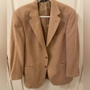Vintage tan blazer made of 100% camel hair